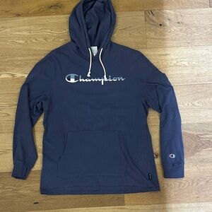 Men’s Champion Dark Blue Pullover Hoodie
